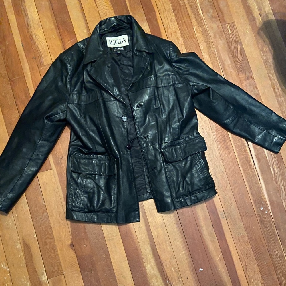 Leather jacket